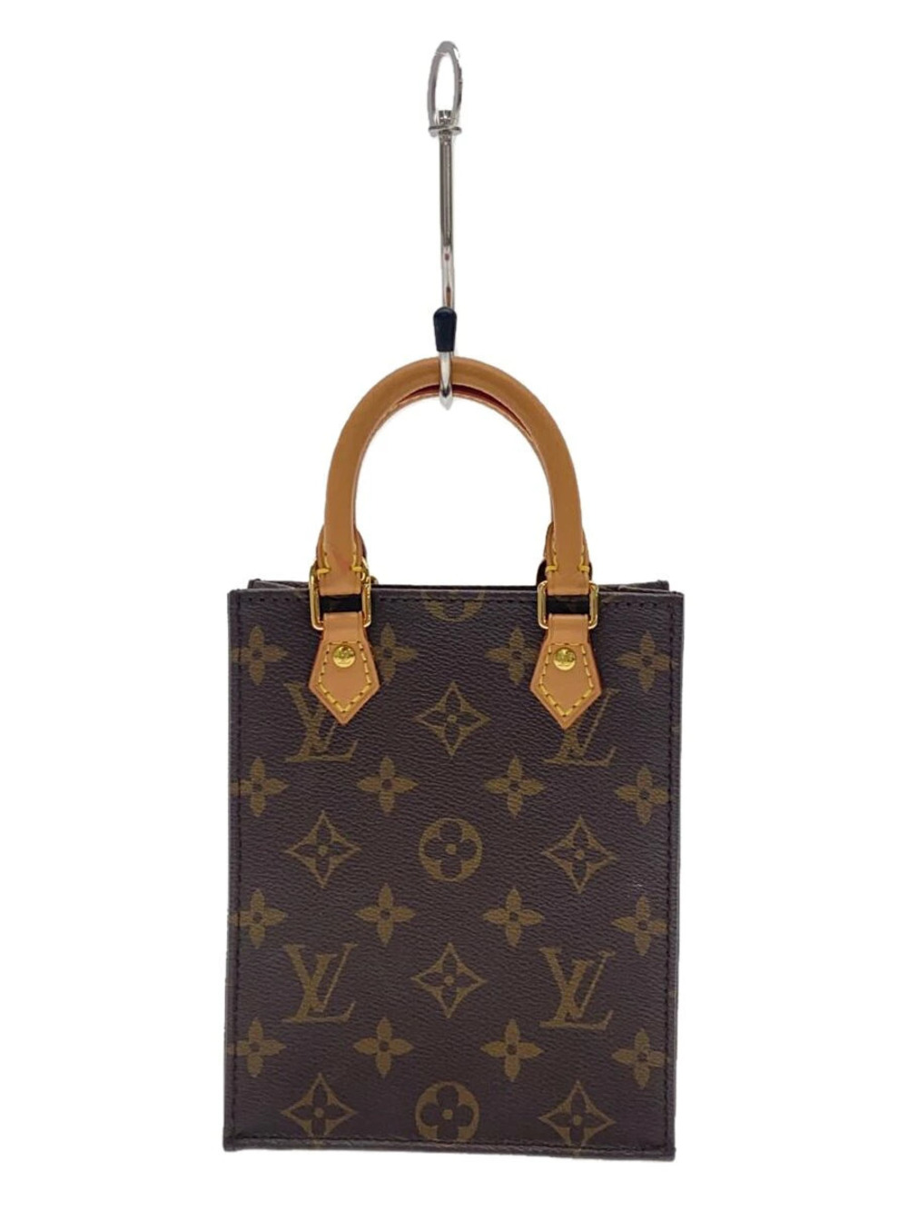 LOUIS VUITTON Sac Plat Handbag Monogram Brown LV